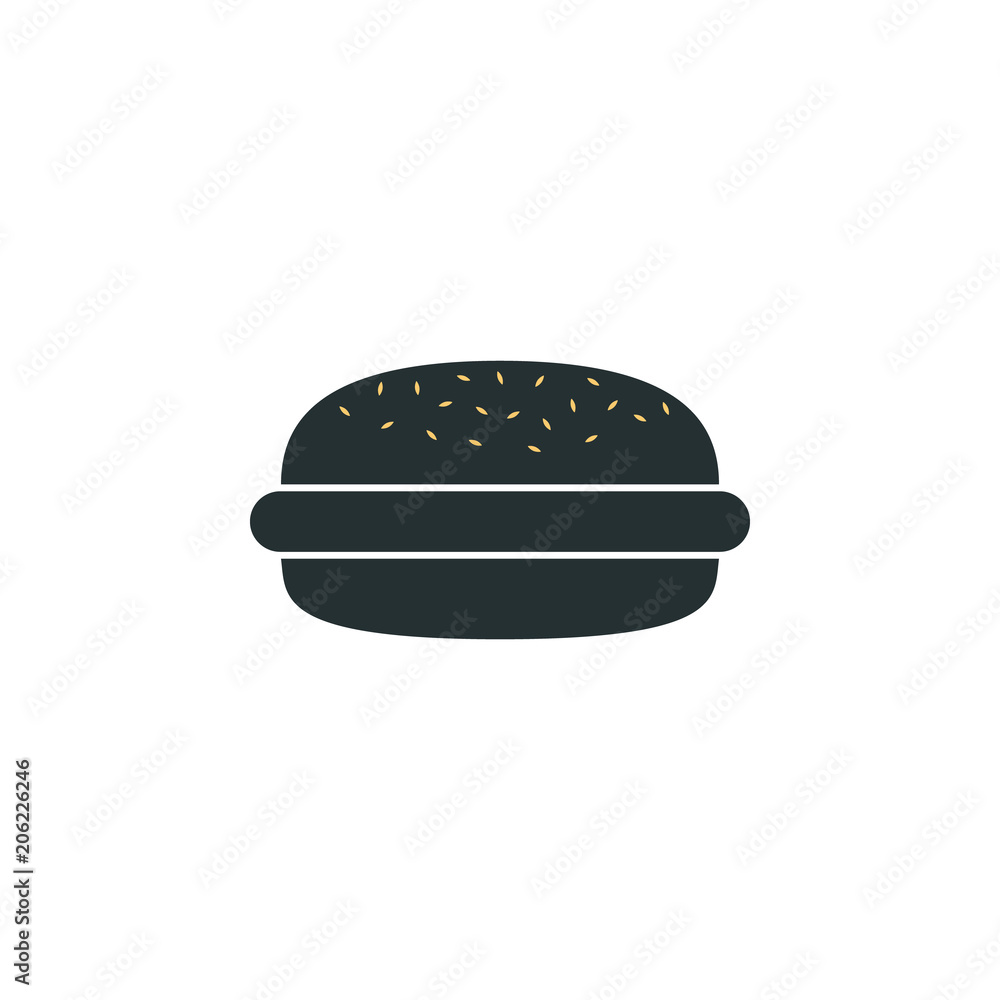 Aufkleber hamburger icon. element of web icon with one color for mobile concept and web apps. isolated hamburg