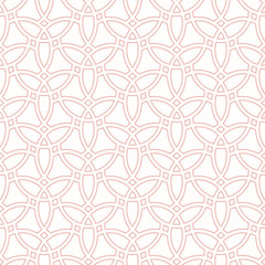 Fototapeta premium Seamless pink ornament. Modern background. Geometric modern pattern