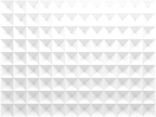 Triangular pattern, front view. 3d render