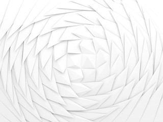 Obraz premium Abstract geometric background, white swirl