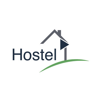 Doodle vector illustration of man with backpack and map in hands who is looking for hostel. Concept of low-cost budget traveling and hostel accommodation for web banners, hero images