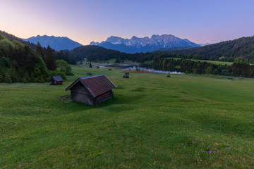 Der Geroldsee / Wagenbr&uuml;chsee zwischen Gerold und Kr&uuml;n