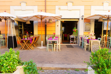 street in Trastevere, Rome, Italy