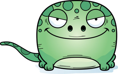 Cartoon Sly Gecko