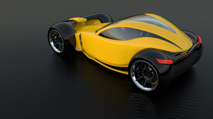 Obraz na płótnie Canvas sports concept car BL 003