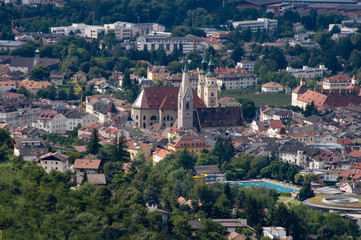 Fototapeta na wymiar Blick auf Brixen mit dem Dom