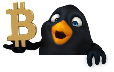 Fun bird - 3D Illustration