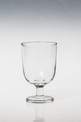 cup, drink, glass, water, empty, clean, wine, isolated, white, wineglass, alcohol, transparent, object, crystal, goblet, nobody, liquid, clear, single, reflection, beverage, party, celebration, bar