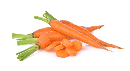 carrot on white background
