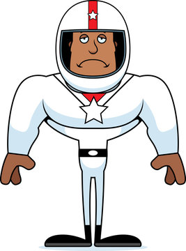 recommend clip art: Cartoon Sad Race Car Driver