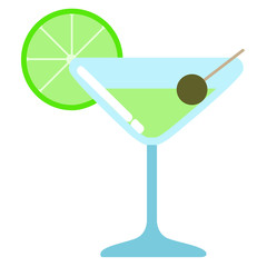 Isolated cocktail icon