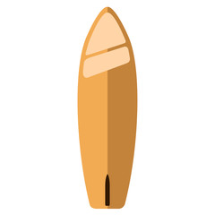 Isolated surfboard icon