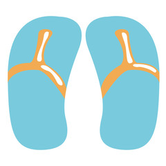 Fototapeta premium Pair of sandals icon