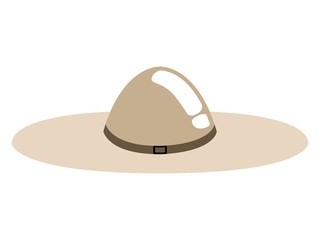 Isolated summer hat icon