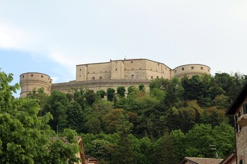 Fototapeta na wymiar Die Festung von San Leo, Provinz Rimini, Italien.