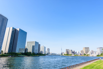 Fototapeta na wymiar 高層マンション High-rise condominium in Tokyo