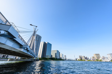 中央大橋からの眺め　Sumida river