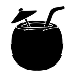 Coconut cocktail icon