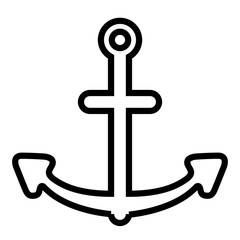 Isoalted anchor icon