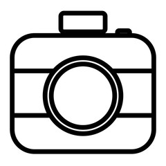 Isolated camera icon