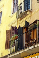 Stadtansichten von Verona, Italien.