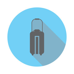 Baggage, luggage icon. Elements of airport in flat blue colored icon. Premium quality graphic design icon. Simple icon for websites, web design, mobile app, info graphics
