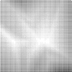 Halftone Background. Dotted Dirty Damaged Spotted Circles Pattern.