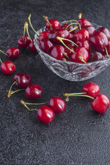 many red cherries