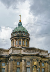 Obraz premium Kazan Cathedral, Saint Petersburg, Russia