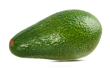 Fresh avocado isolated on white background with clipping path