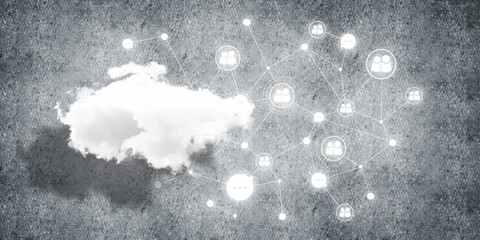 Wireless technologies for connection and sharing data as abstract concept