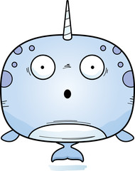 Surprised Cartoon Narwhal © corythoman