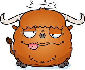 Drunk Cartoon Yak