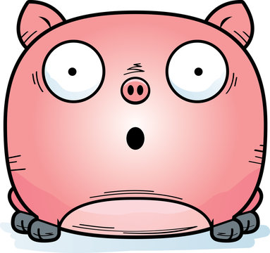 recommend clip art: Surprised Little Pig
