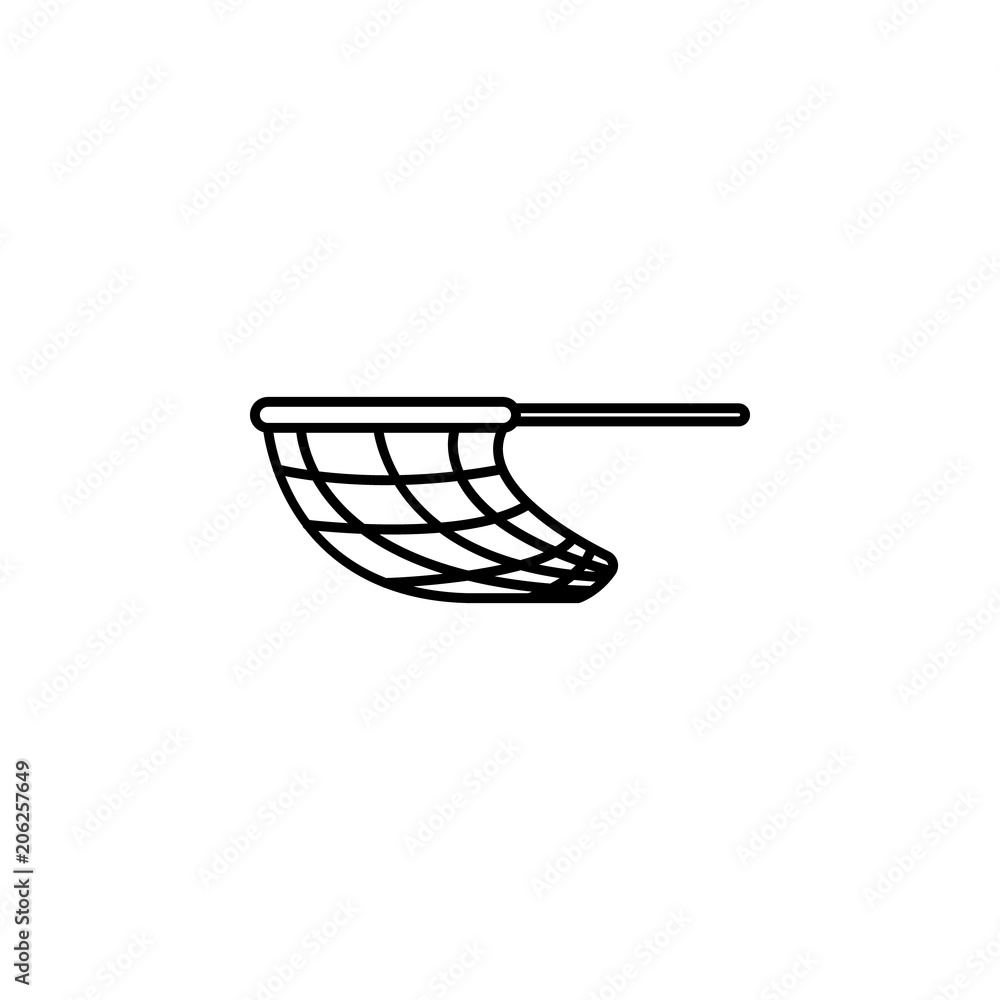 Poster nettle line icon. element of camping icon for mobile concept and web apps. thin line nettle icon can