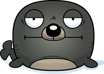 Bored Cartoon Seal