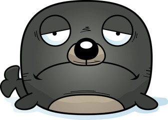 Sad Cartoon Seal