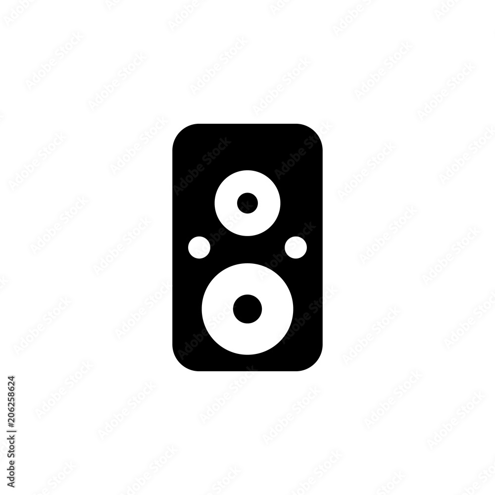 Poster music column icon. element of simple music icon for mobile concept and web apps. isolated music colu