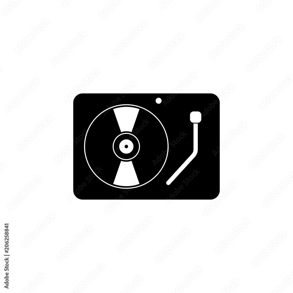 Poster gramophone icon. element of simple music icon for mobile concept and web apps. isolated gramophone i