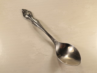 metal table spoon