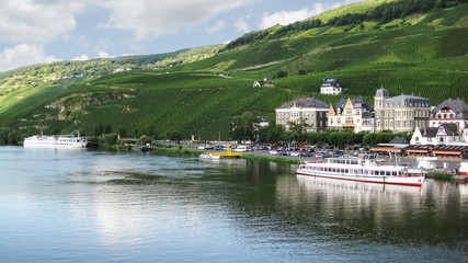 Fototapeta premium Ships in dock