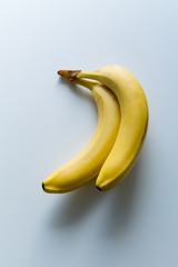 bananas two fruit yellow summer