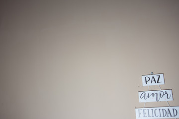 paz amor felicidad