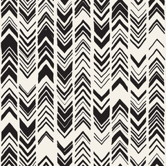 Vector seamless freehand pattern. Doodle monochrome print with hand drawn texture. Trendy graphic design.