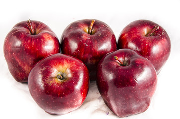 Fototapeta na wymiar red apple's