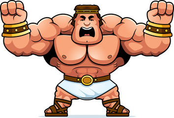 Cartoon Hercules Angry