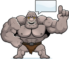 Cartoon Ogre Talking