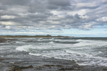 Stormy seas, Northumberland, English coast