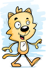 Cartoon Male Cat Walking