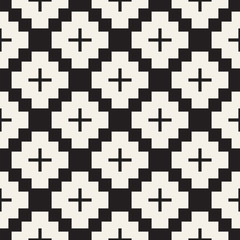 Fototapeta premium Seamless surface geometric design. Repeating tiles ornament background. Vector shapes pattern